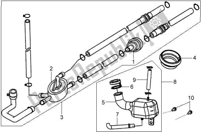 Tutte le parti per il F18 - Wire Harness Comb. & Lock Sw. Ass'y del SYM LA 18W1-8 1818 0