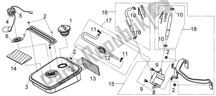 All parts for the F07 - Fr. Cast Wheel of the SYM LH 18 W-8 188 0