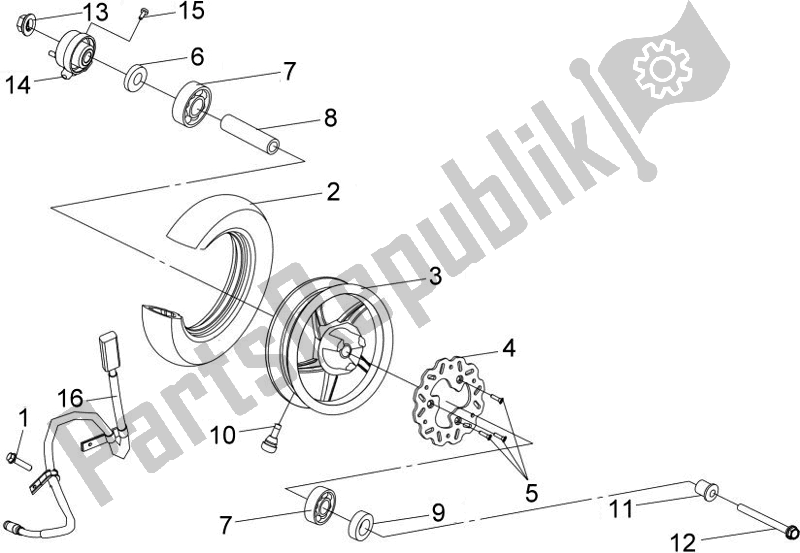 All parts for the F05 - Fr. Cover & Fr. Cover of the SYM LH 18W7-6 1876 0