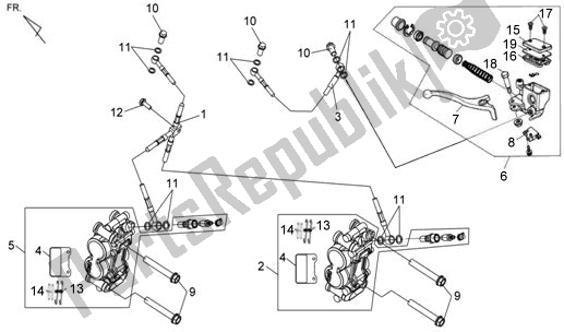 Tutte le parti per il F05 - Fr Brake Assy del SYM Maxsym 400 0