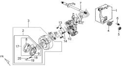 E07 - Gear Shift Spindle Flywheel&stator