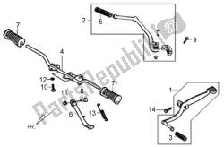 F13 - Gear Change Pedal Kick Starter Arm