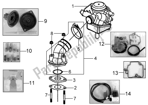 All parts for the E15 - L. Cover Assy of the SYM UA 30 A-6 306 0