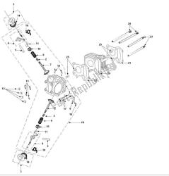 Etrier frein arrière SYM Symphony 50>200 ST 2015-2021 - Etriers de frein -   - Pièces et accessoires tous scooters et cyclomoteurs