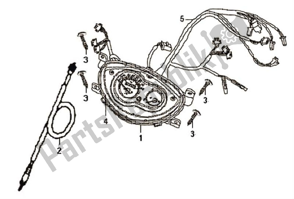 Todas las partes para Cockpit de SYM Symphony 50 2000 - 2010