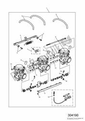 Carburator Keihin from VIN 055616 - T400