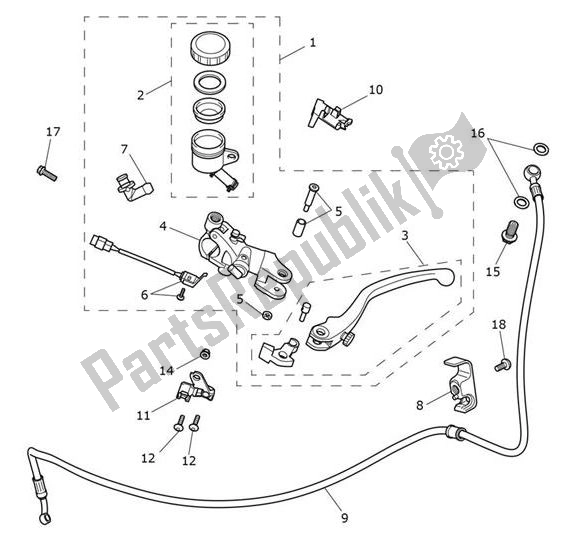 Toutes les pièces pour le Commande D'embrayage du Triumph Tiger 1200 Rally Explorer 1215 2022 - 2024