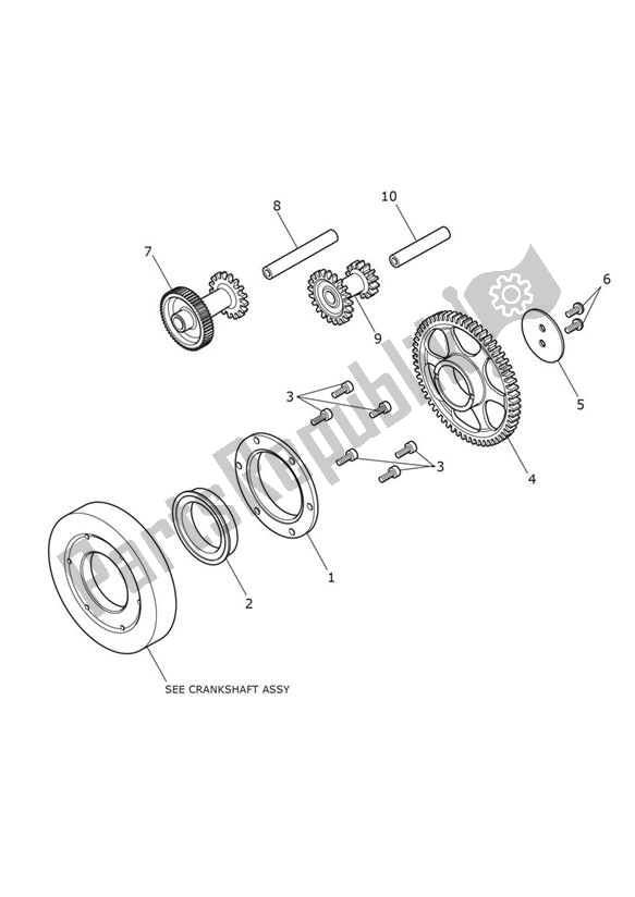 Tutte le parti per il Sprag Clutch - Street Twin Up To Vin Ab9714 del Triumph Street Twin UP TO VIN AB 9714 900 2016 - 2018