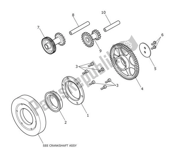 Tutte le parti per il Sprag Clutch del Triumph Bobber Black 1200 2018 - 2021