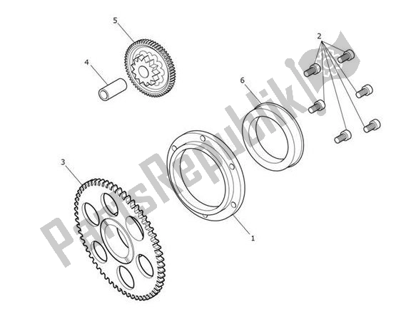 All parts for the Sprag Clutch of the Triumph Tiger XCX From VIN 855532 1215 2018 - 2020