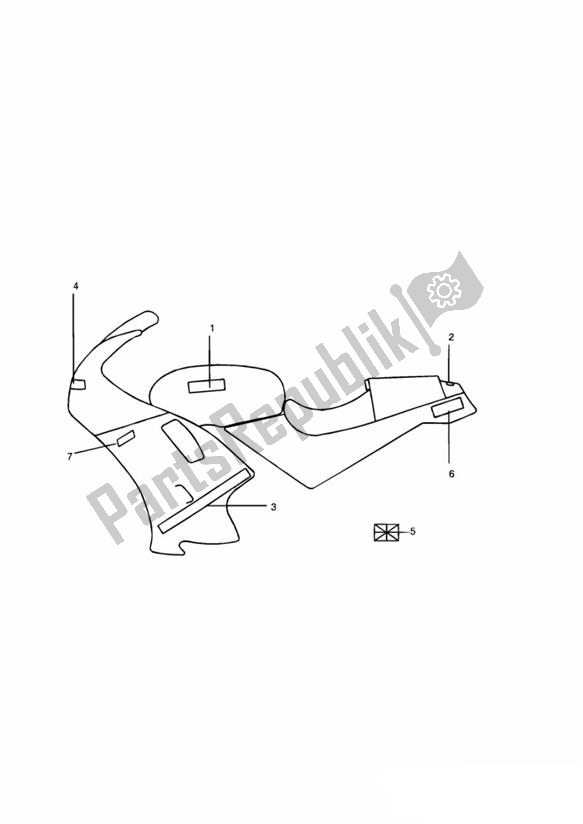 Todas as partes de Decal 1200 Special Edition do Triumph Daytona 900 & 1200 885 1992 - 1997