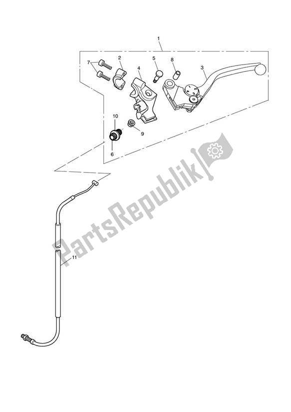 Toutes les pièces pour le Commande D'embrayage du Triumph Sprint GT 1050 2011 - 2016