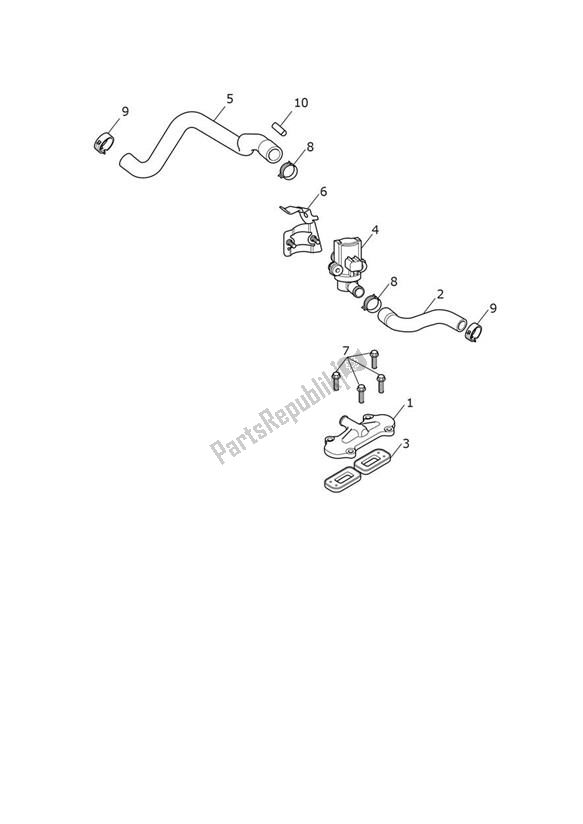 Tutte le parti per il Emission Control - Street Twin From Vin Ab9715 del Triumph Street Twin From VIN AB 9715 900 2019 - 2021