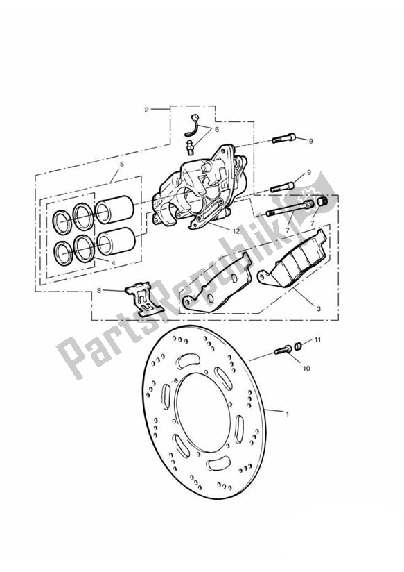 All parts for the Break Front of the Triumph Adventurer From VIN 71699 885 1999 - 2001