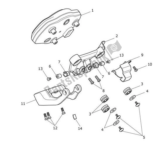 Todas las partes para Instrument de Triumph Scrambler 1200 XE UP TO AC 8498 2019 - 2021