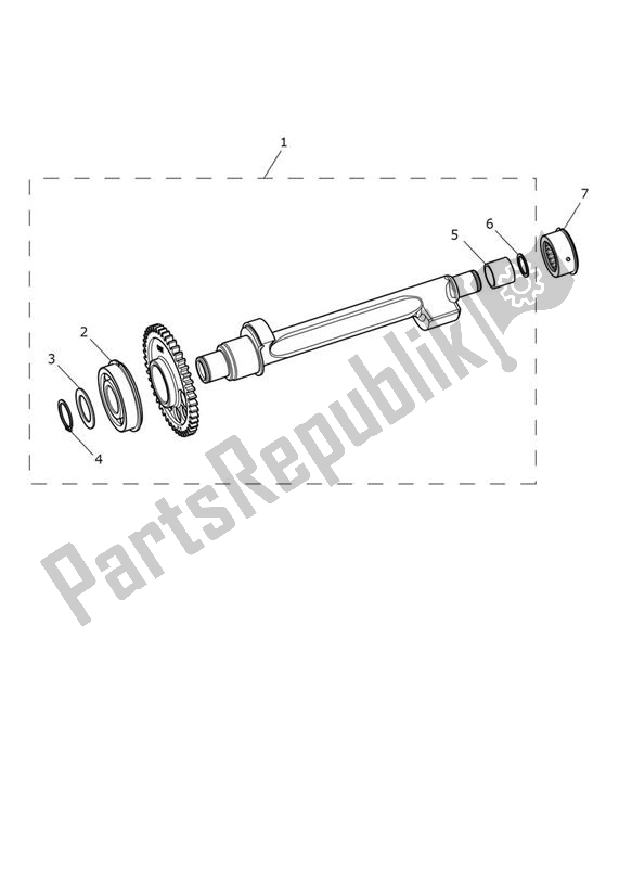 Toutes les pièces pour le Arbre D'équilibrage du Triumph Tiger 900 GT PRO UP TO BP 5372 888 2020 - 2021