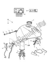 Fueltank up to VIN388957 Black, up to 389422 Green, up to 388884 weiss