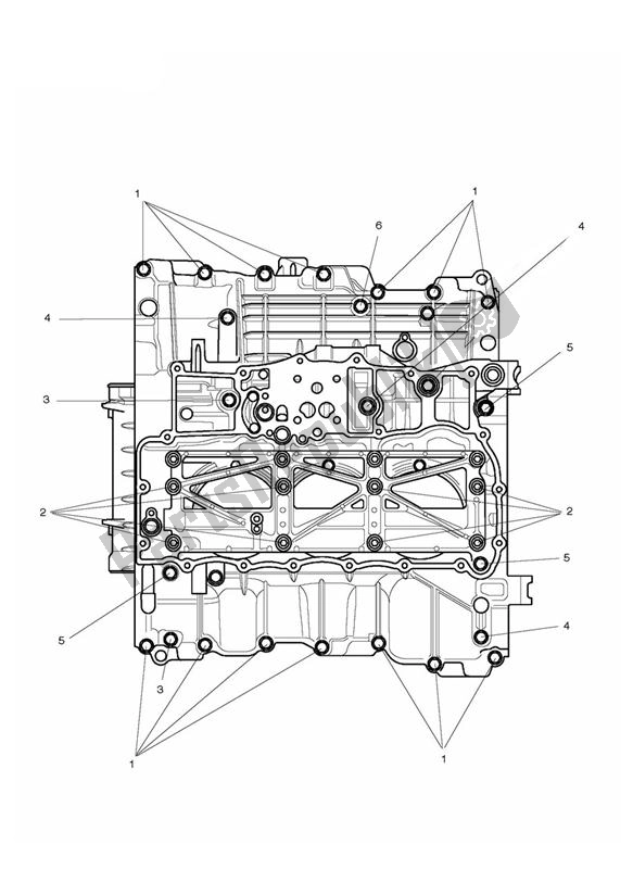 Tutte le parti per il Crankcase Screws del Triumph Rocket III Touring 2294 2008 - 2017