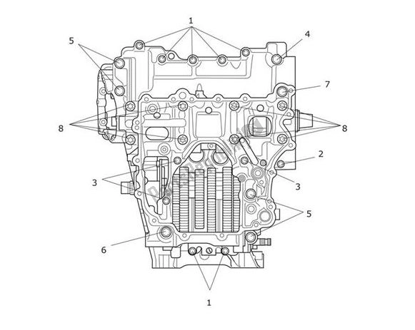 Wszystkie części do Crankcase Screws Triumph Speed Triple 1200 RS 1160 2021 - 2024