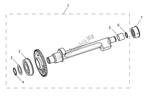 Wszystkie części do Balancer Shafts Triumph Tiger XRX From VIN 855532 1215 2018 - 2021