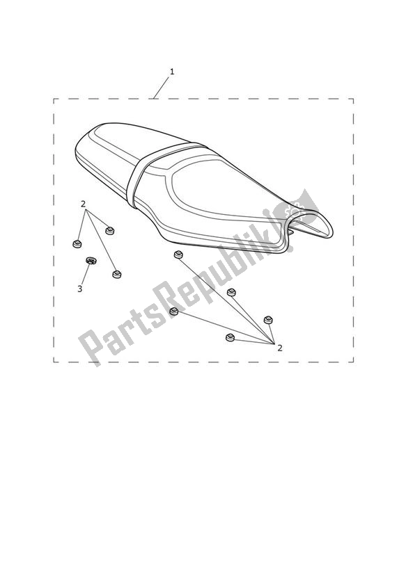 All parts for the Seat - Street Twin From Vin Ab9715 of the Triumph Street Twin From VIN AB 9715 900 2019 - 2021