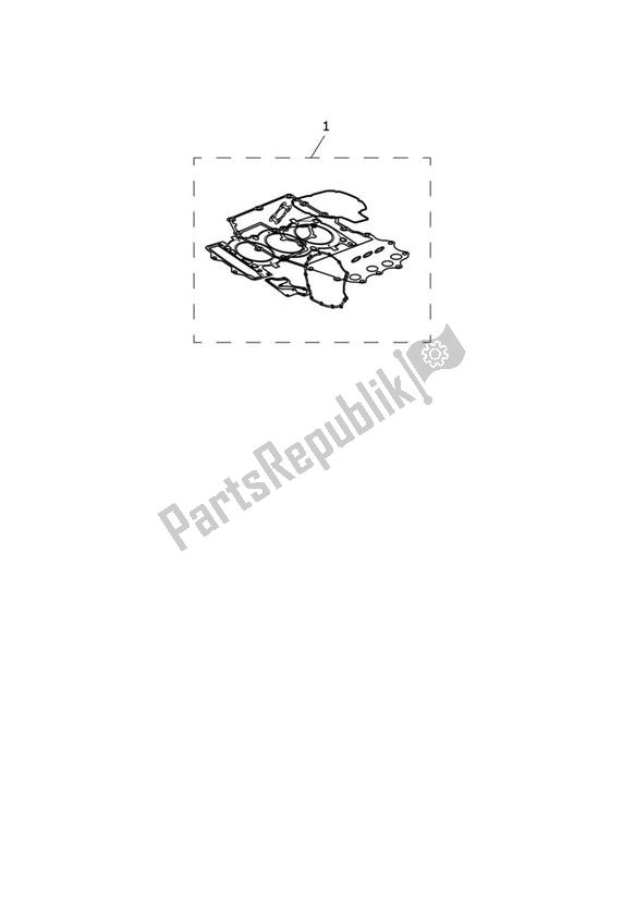 Tutte le parti per il Engine Gasket Kit Complete del Triumph Rocket 3 GT 2458 2020 - 2024