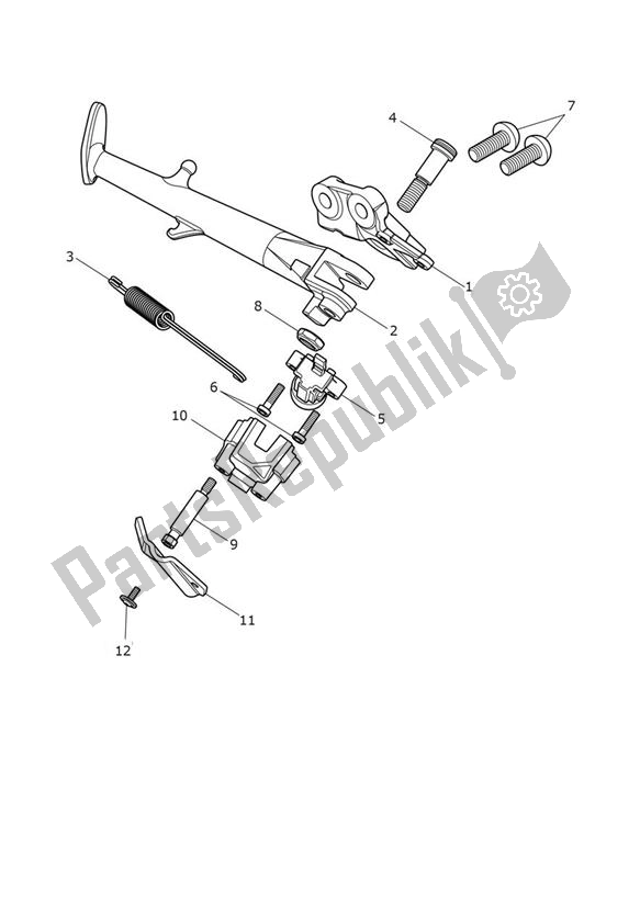 Toutes les pièces pour le Béquille du Triumph Street Triple Moto2 765 2020 - 2024