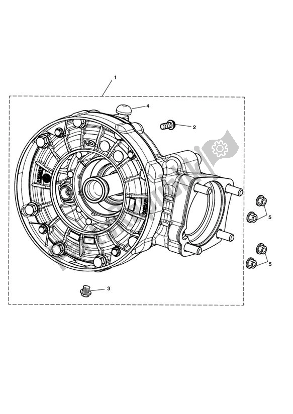 Tutte le parti per il Final Drive Rear del Triumph Rocket III Classic 2294 2006 - 2010