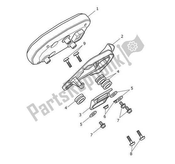 Tutte le parti per il Instrument del Triumph Tiger XRT From VIN 855532 1215 2018 - 2021