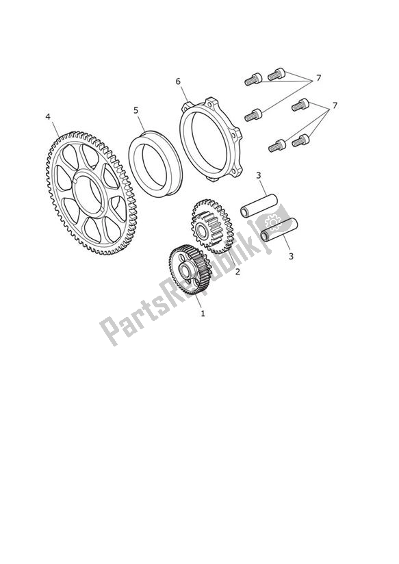 Wszystkie części do Sprag Clutch Triumph Speed Triple 1200 RR 1160 2021 - 2024