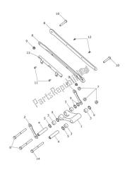 tringlerie de suspension arrière