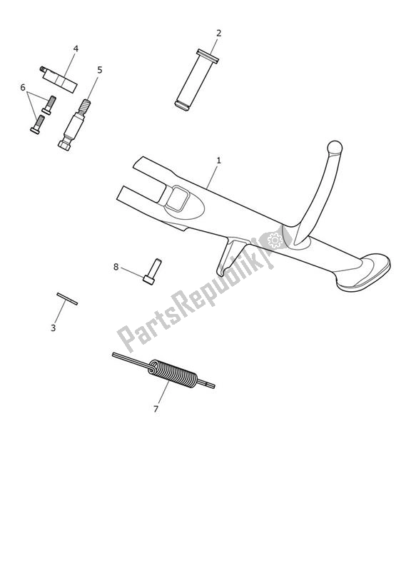 Toutes les pièces pour le Stands - Speed Twin From Vin Ae2311 du Triumph Speed Twin From VIN AE 2311 1200 2021 - 2024