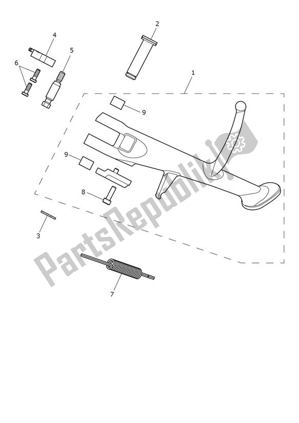 All parts for the Stands - Speed Twin Up To Vin Ae2310 of the Triumph Speed Twin UP TO VIN AE 2310 1200 2019 - 2020