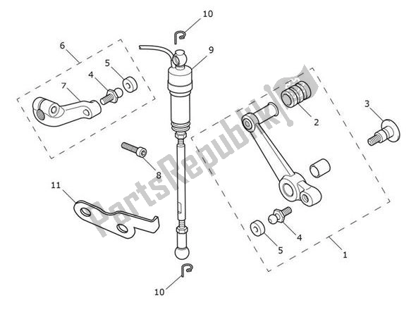 All parts for the Pedal Gears Quickshifter of the Triumph Speed Triple 1200 RS 1160 2021 - 2024