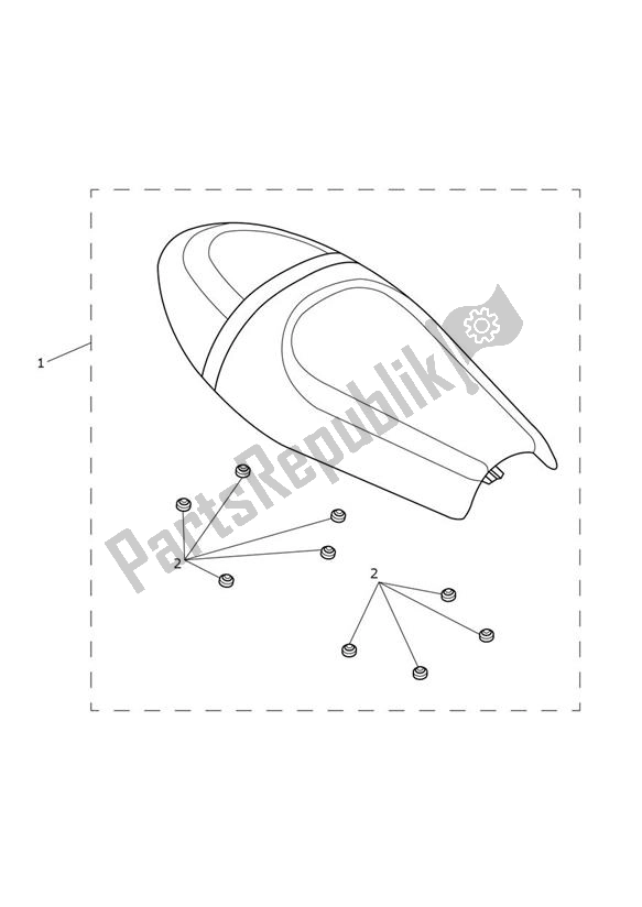 Wszystkie części do Doppelsitz From Vin 804013 Triumph Thruxton 1200 2016 - 2020