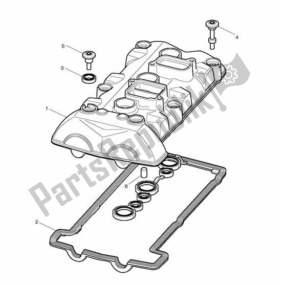 Todas las partes para Camshaft Cover de Triumph Tiger XR From VIN 855532 1215 2018 - 2020