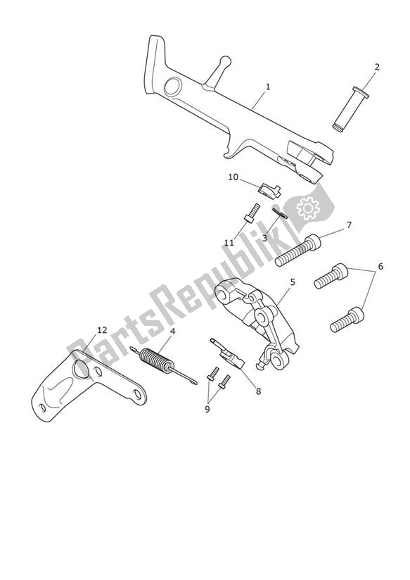 All parts for the Stands of the Triumph Rocket 3 GT 2458 2020 - 2024