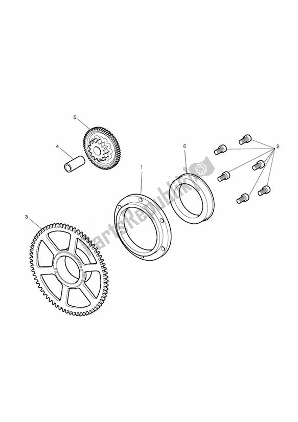 Tutte le parti per il Sprag Clutch del Triumph Tiger 800 2010 - 2020