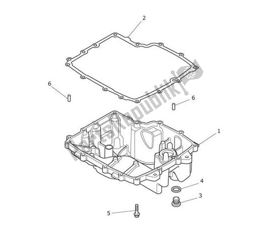 All parts for the Oil Sump of the Triumph Tiger XR From VIN 855532 1215 2018 - 2020