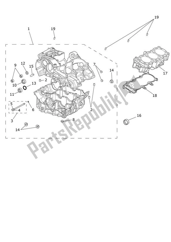 Toutes les pièces pour le Carter du Triumph Street Triple Moto2 765 2020 - 2024