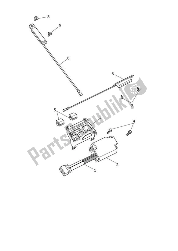 Tutte le parti per il Immobilizer del Triumph Tiger 1200 GT Explorer 1215 2022 - 2024