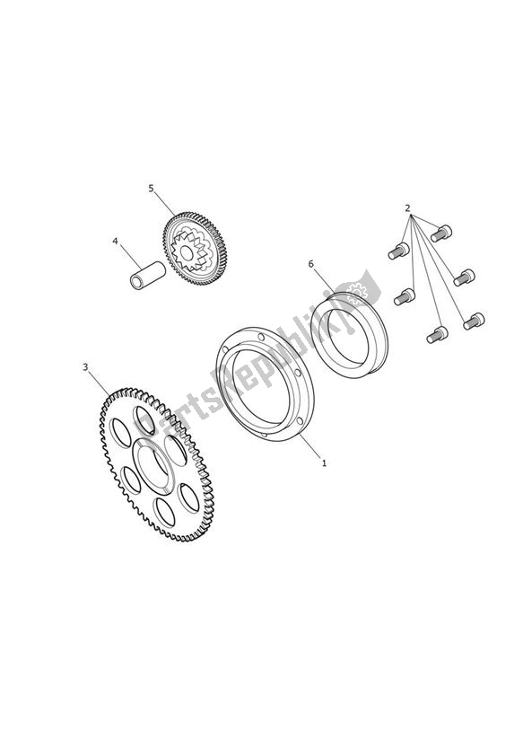 Wszystkie części do Sprag Clutch Triumph Tiger 850 Sport 888 2021 - 2024