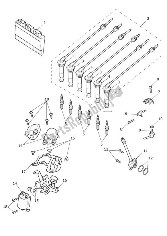 Toutes les pièces pour le Engine Management du Triumph Rocket 3 GT Black 2458 2021