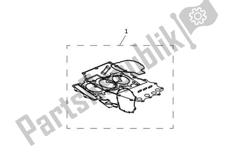 Wszystkie części do Gasket Kit Engine Complete Triumph Tiger 1200 XRT 1215 2018 - 2020