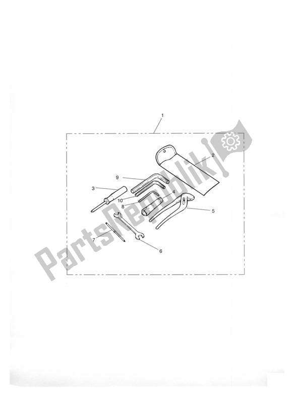 Alle onderdelen voor de Toolkit van de Triumph Tiger 955I Cast Wheels 2001 - 2006