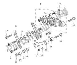 tringlerie de suspension arrière