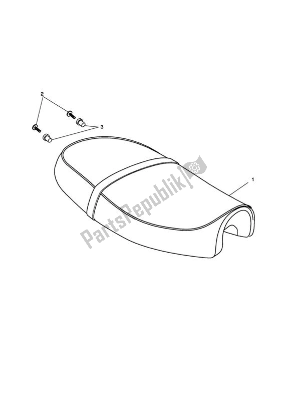 Todas as partes de Seats do Triumph Scrambler Carburator UP TO 2007 865 2006 - 2008