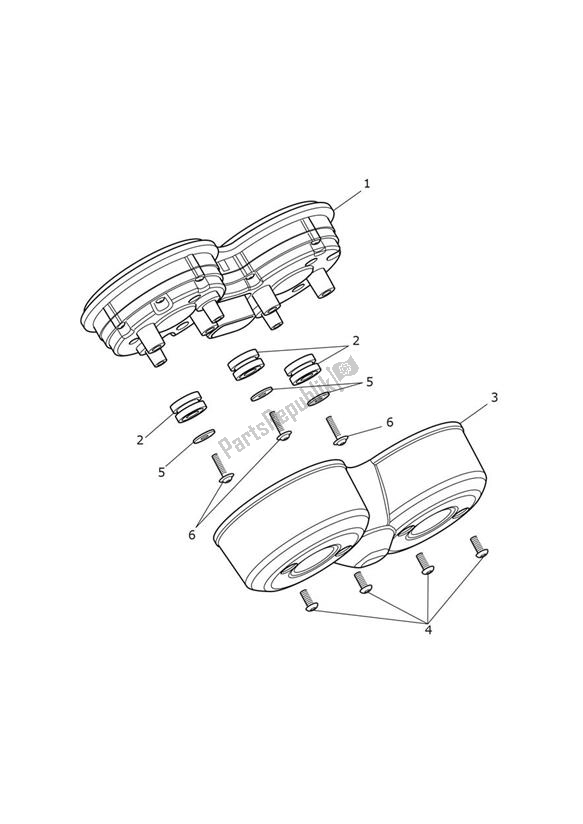 Alle onderdelen voor de Instrument van de Triumph Bonneville T 120 Black UP TO VIN AD 0138 +acecafe 1200 2021