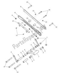 tringlerie de suspension arrière