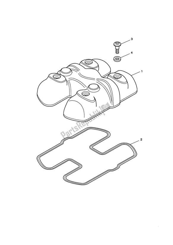 Alle onderdelen voor de Camshaft Cover van de Triumph Scrambler Carburator UP TO 2007 865 2006 - 2008